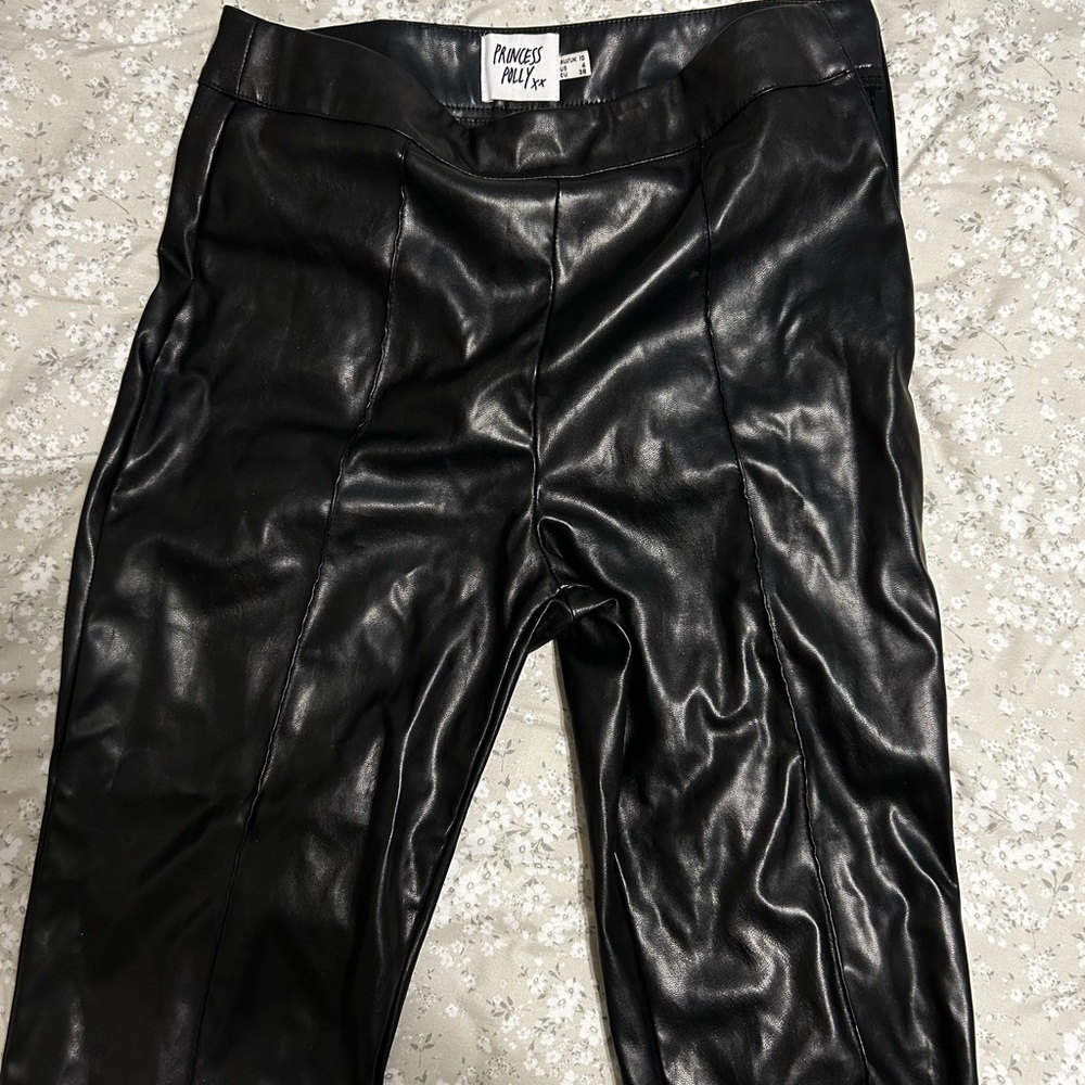 Princess Polly leather pants